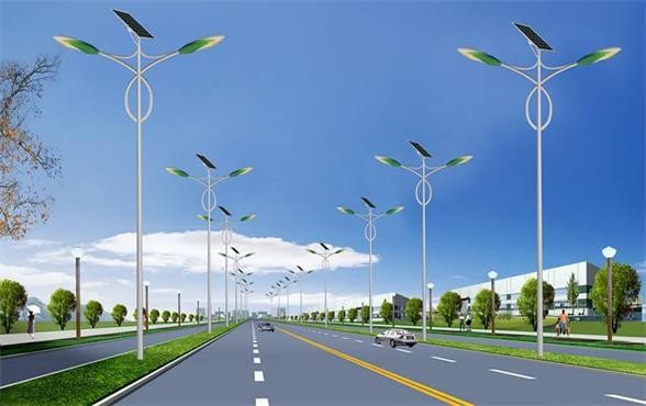 What are the advantages of solar LED street lights?