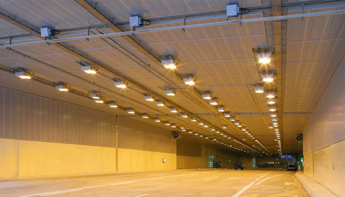 Beijing building underground parking lot LED mining lighting project