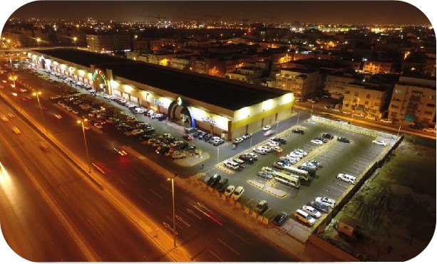 Dubai parking lot lighting renovation