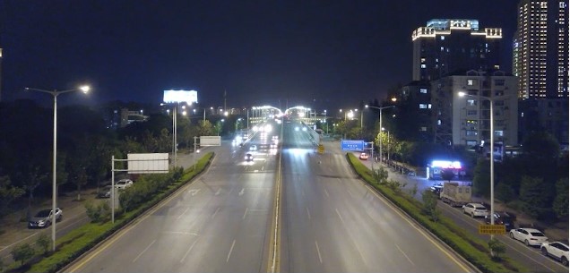 Xiangyang street lamp renovation lighting project