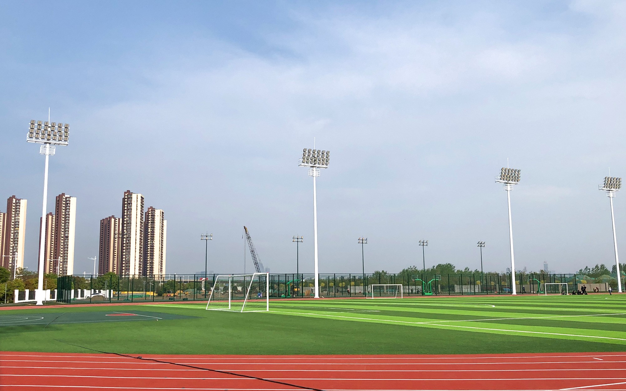 LED Stadium light Case - Lora Control Smart Football Court lighting