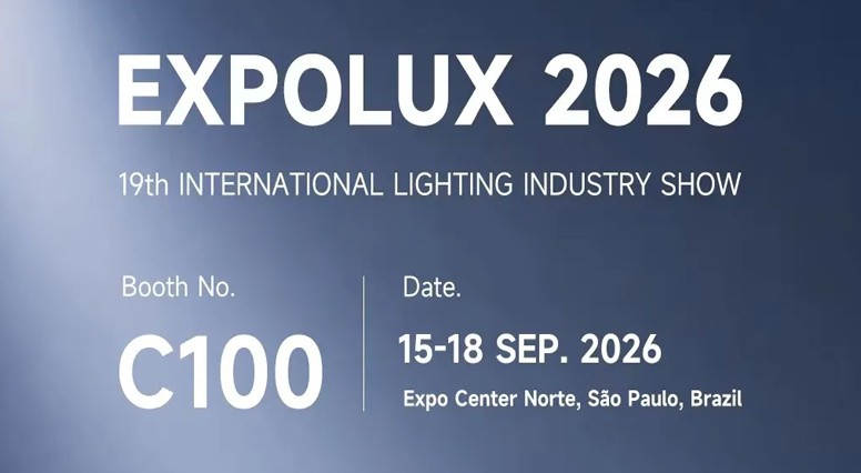 Brazil Lighting Industry EXPOLUX 2026-Lepower C100 position Exhibition Invitation